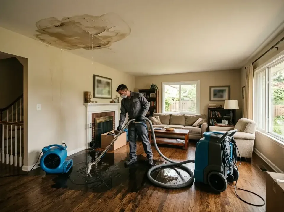 attic-pipe-burst-ceiling-drip-008 — frequently asked questions, Water Damage Restoration & Carpet Care in Streator, IL